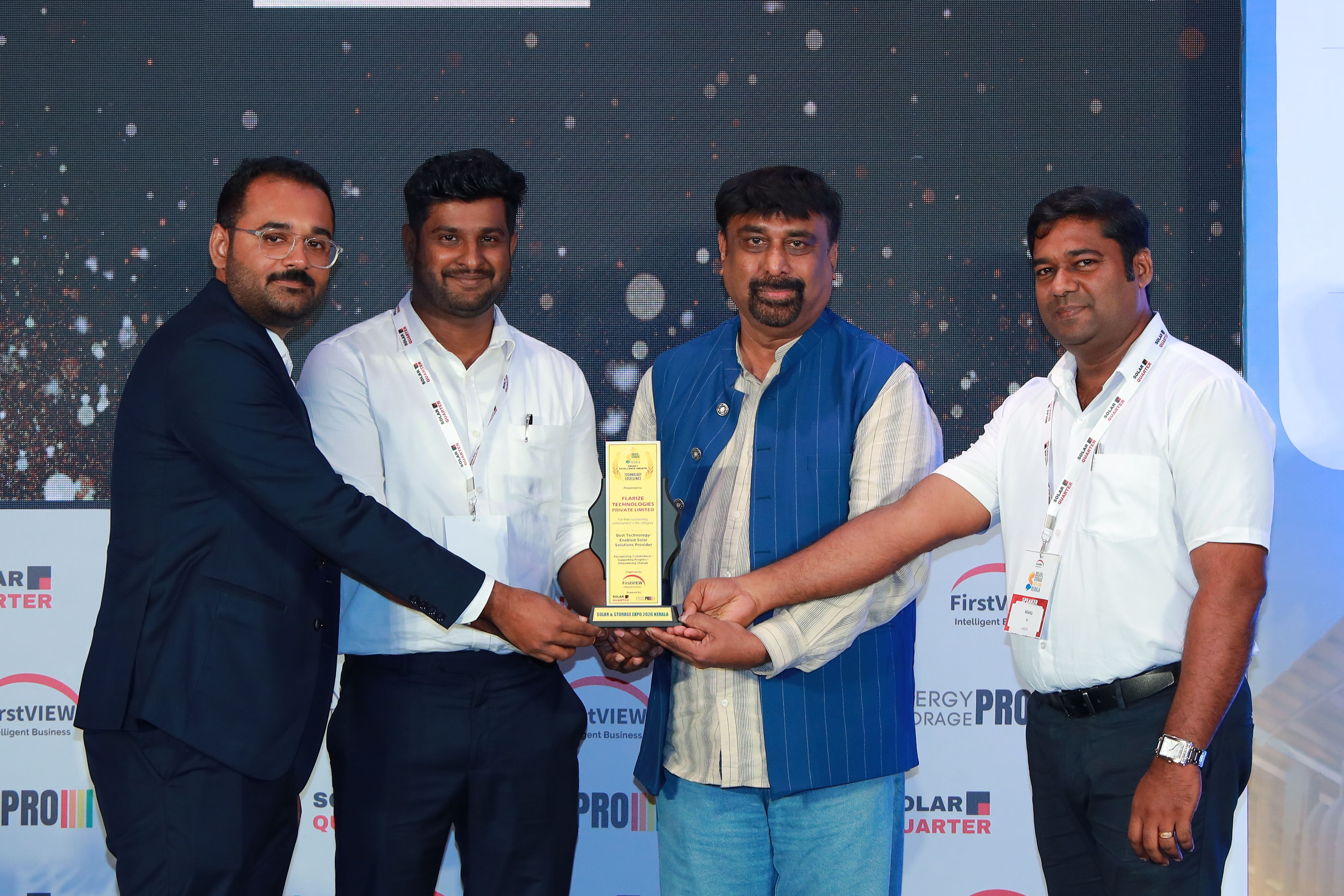 Flarize Technologies CEO Harikrishnan K.R. Named Visionary Leader of the Year at Kerala Energy Excellence Awards 2026